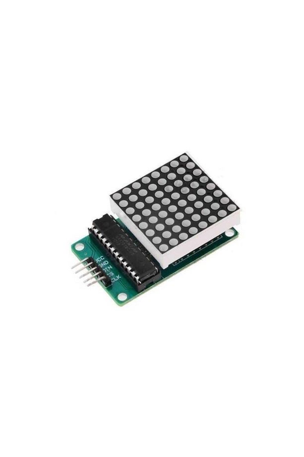 Max7219 8x8 Kırmızı Dot Matrix Modülü Shield - 2