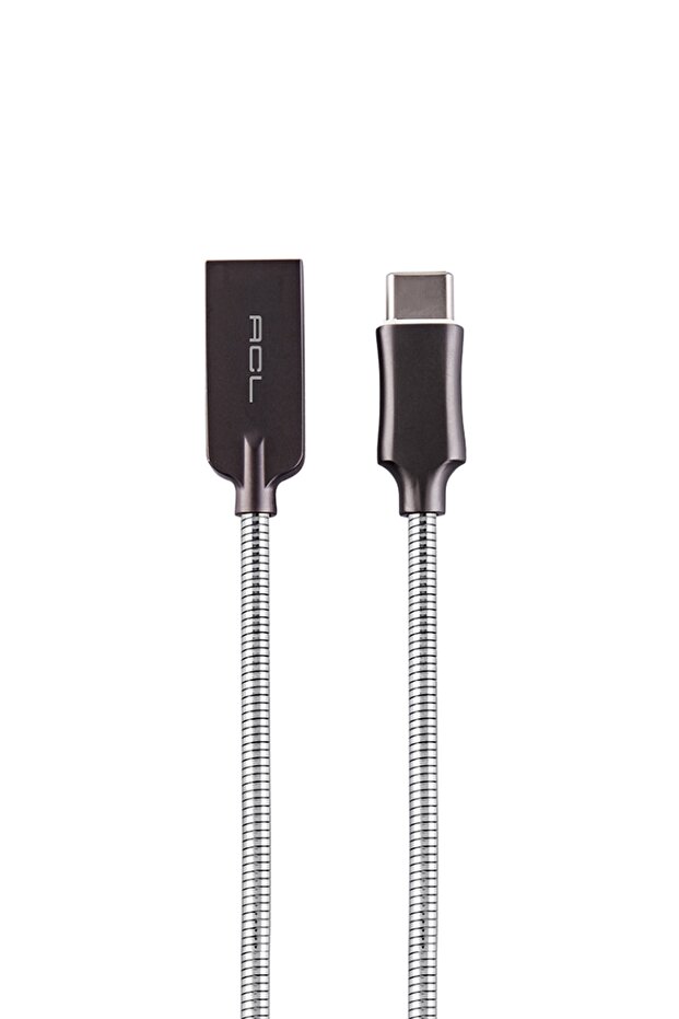 Hızlı Type-c Metal Güç Kablosu 2.1a Çıkış 1mt Kablo Usb Şarj Ve Veri - 1