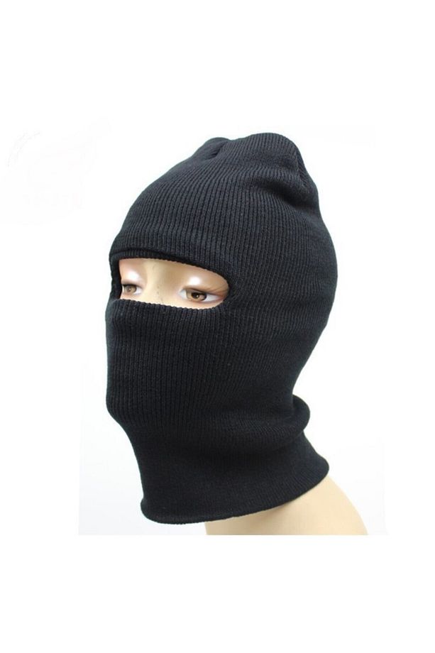 Kışlık Kar Maskesi Yün Örme Bere Motosiklet Maske Kayak Snowboard Şapka Avcı Dağcı Boyunluk - 3