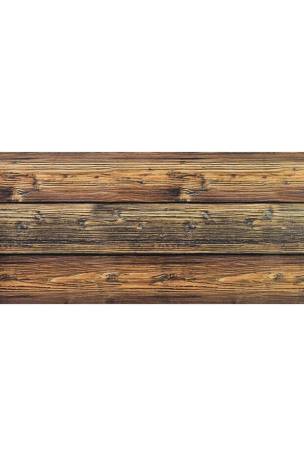 5 Adet (2,5M2) X Ahşap Desenli 3 Boyutlu Renkli Strafor Köpük Duvar Kaplama Paneli (WD-706) - 2