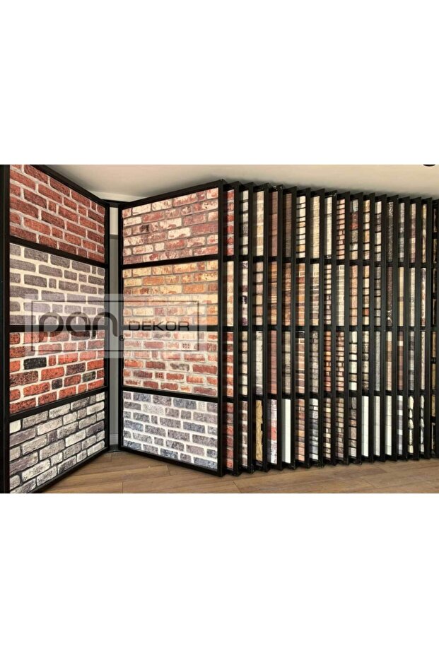 5 Adet (2,5M2) X Tuğla Desenli 3 Boyutlu Renkli Strafor Köpük Duvar Kaplama Paneli (BR-550) - 3