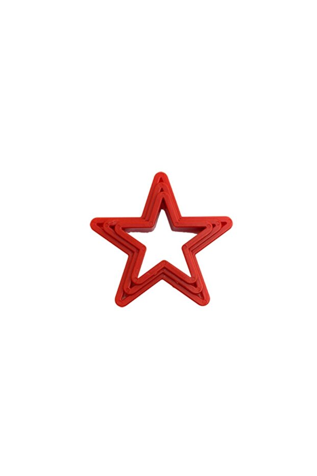 Star Patterned 3-Piece Cutter Set
