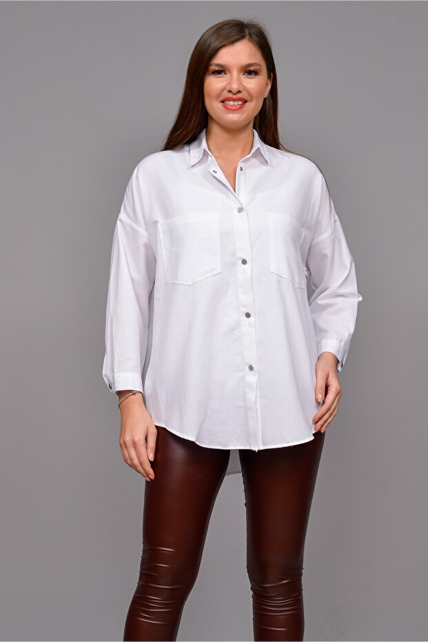Klasik Pamuklu Gömlek - 1