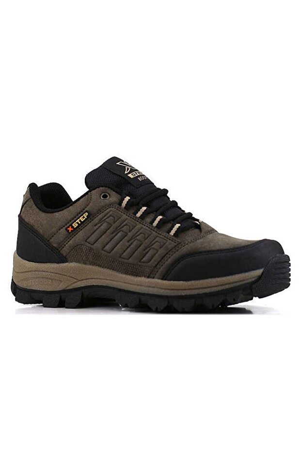 Men's Gray Non-Slip Sole Seasonal Trekking Casual Shoes