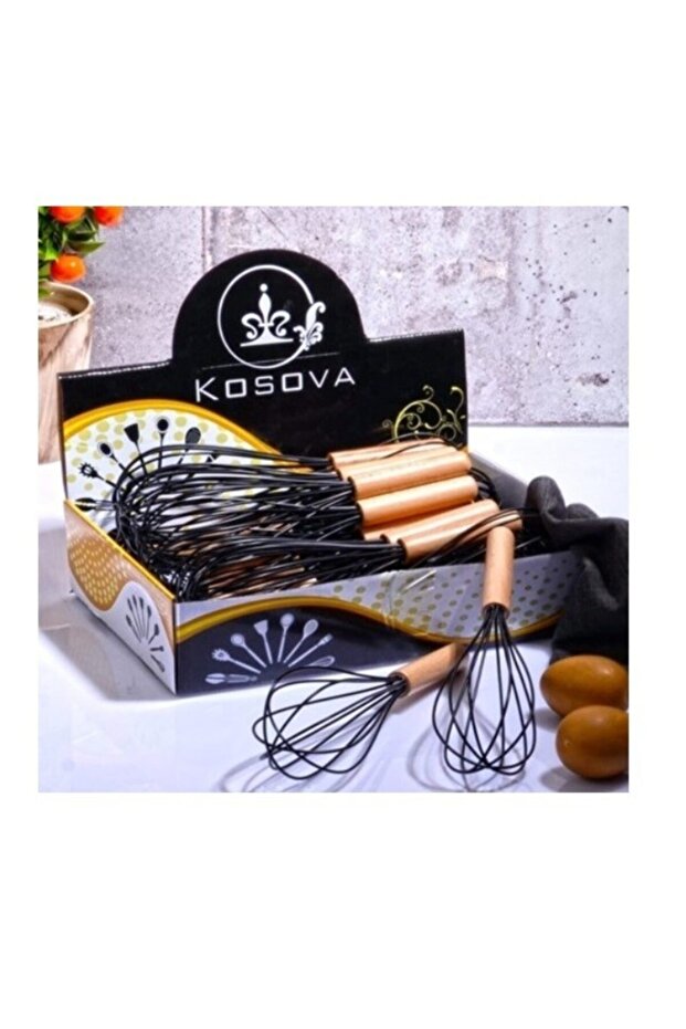 Bamboo Silicone Whisk