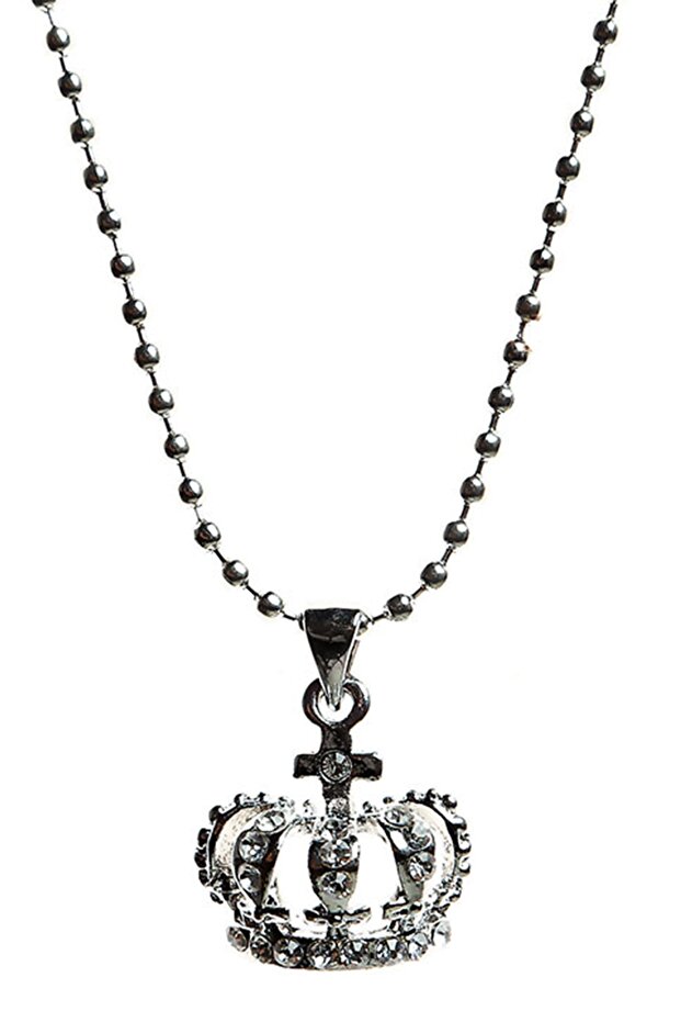 Women's Zircon Stone Elegant Crown Necklace