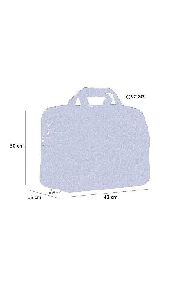 71243 Siyah Unisex Evrak Ve Laptop Çantası Ccs-71243-syh - 6