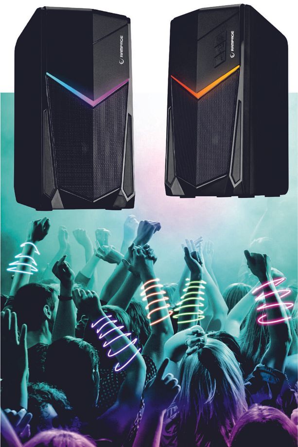 Rms-x7 Spectra Bluetooth & Fmli Rgb Işıklı Multimedia Gaming Oyuncu 2.0 Speaker - 2