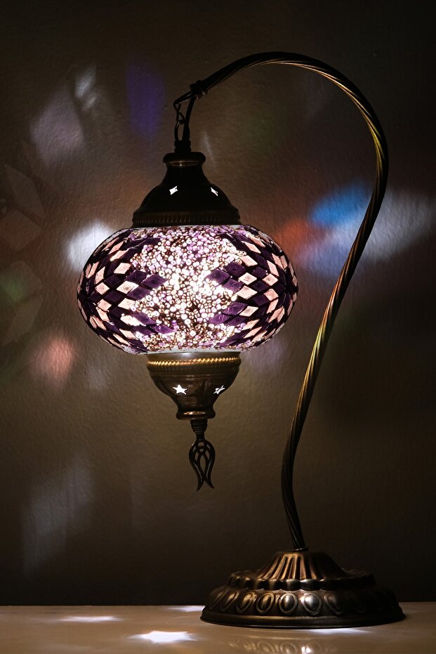 Mosaic Homemade Table Lamp, Authentic Home Lighting, Decorative Table Lamp, Bedside Lamp