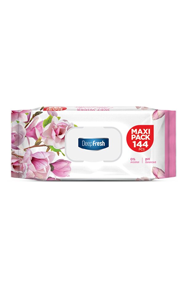 Maxi Pack Islak Mendil Manolya 144 Yaprak - 1