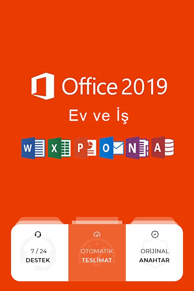 Office 2019 Ev Ve Iş Dijital Lisans - 1