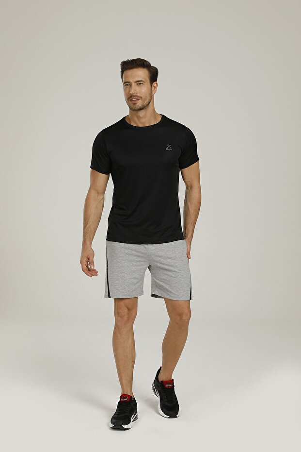 Sn220 Basic C Neck T-shirt Siyah. - 3