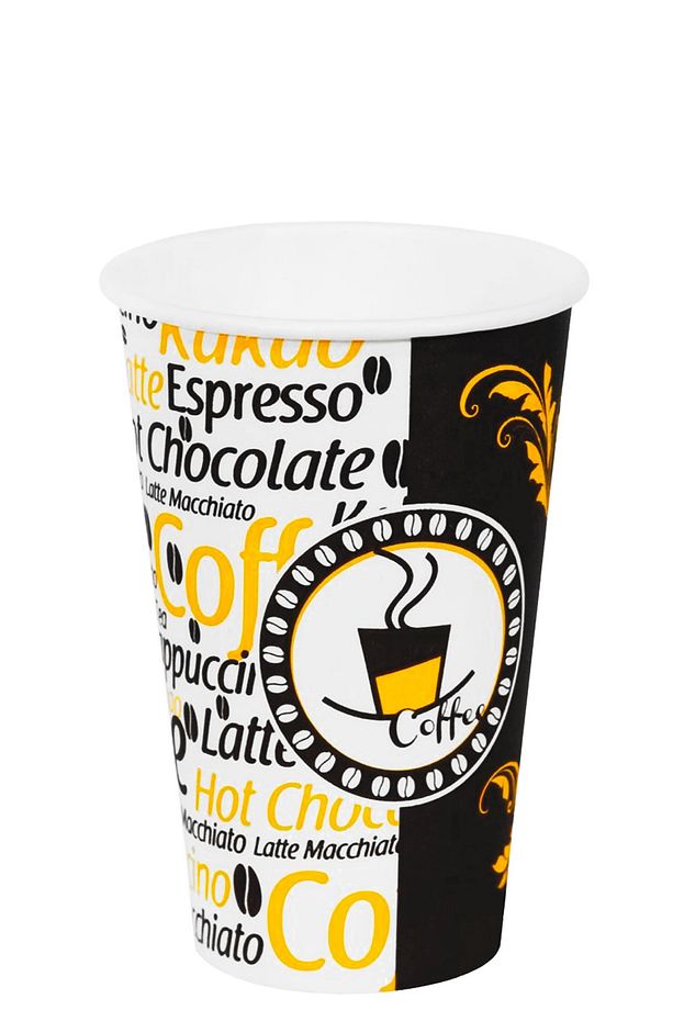 12 Oz Kağıt Bardak Latte Kahve Kağıt Bardak 300 ml - 150 Adet - 1
