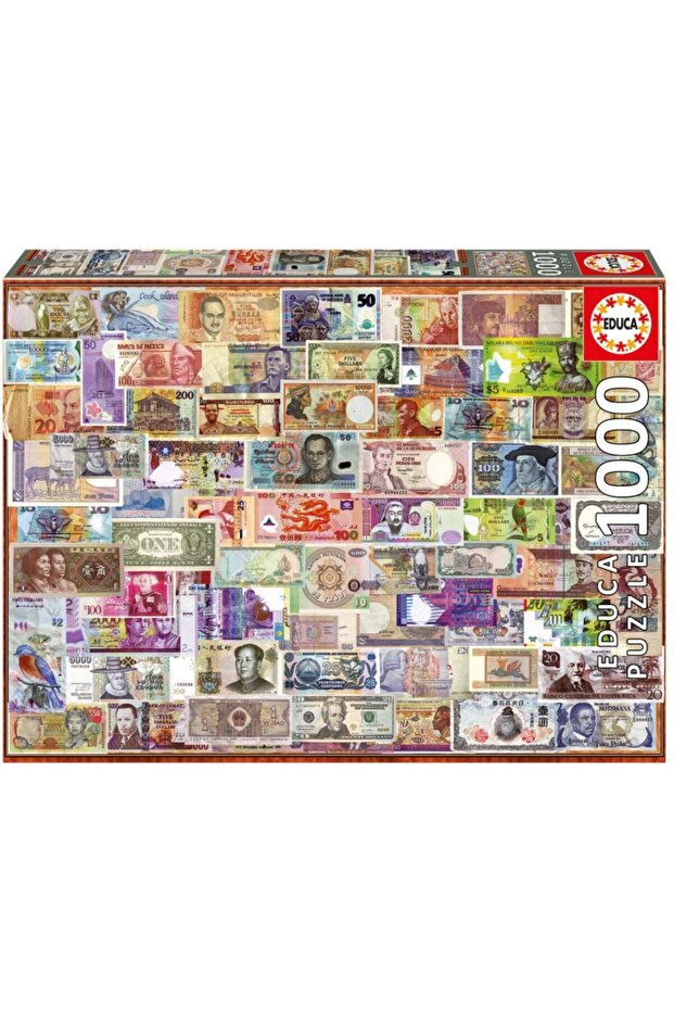 Puzzle World Banknotes 1000 Piece Made Puzzle