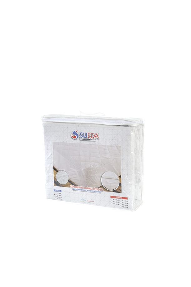 Sıvı Geçirmez Tek Kişilik Alez 120x200+30 Cm %100 Pamuk Kapitone Fitted Yatak Alezi - 6