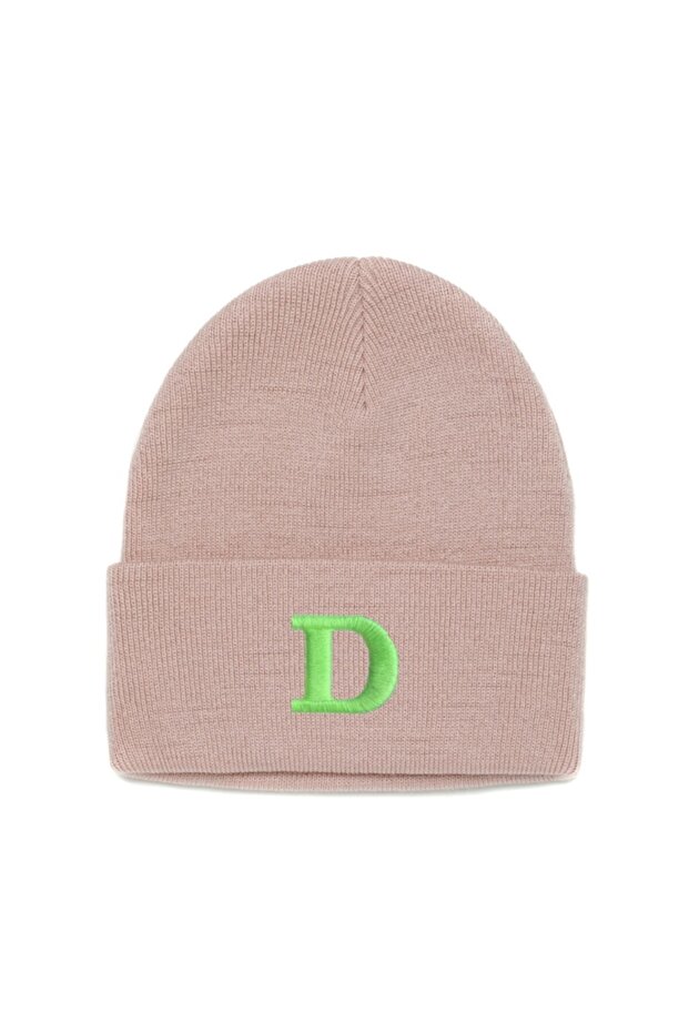 Neon D Embroidered Double Layer Luxury Beret