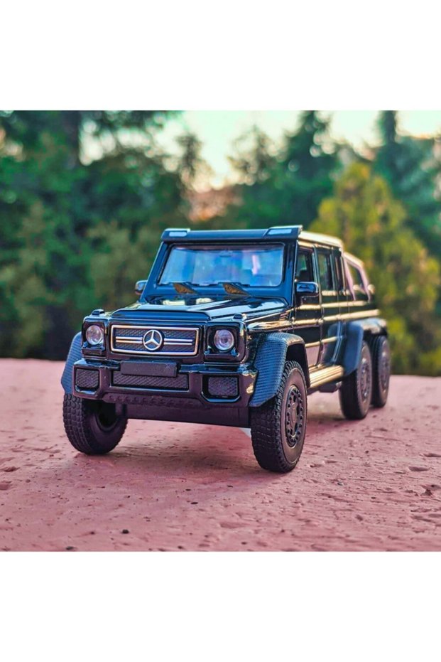 G63 Amg 6X6 Collection Metal Car 12cm Luxury Off-Road Car Black