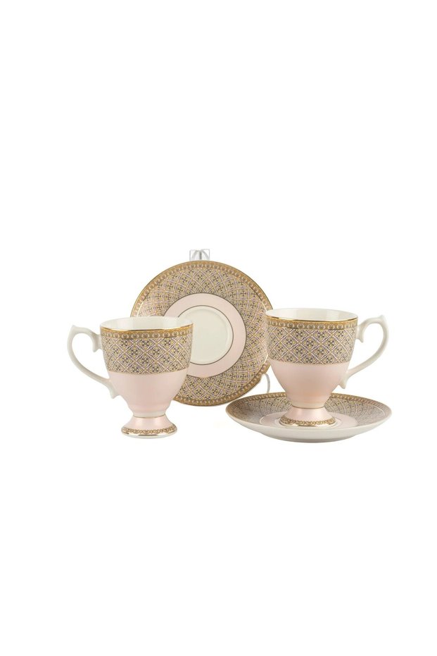 Blush 2-Piece Porcelain Coffee Cup Set, 90 ml