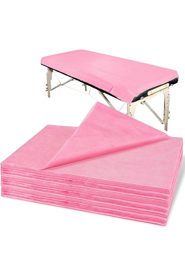 Massage Table Sheets - 10PCS Disposable Waterproof Bed Sheets, Non-Woven Massage Table Covers for Tr