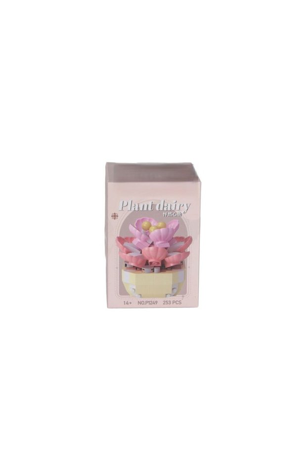P1249 Simulation Flower Series 253-Piece Building Block Set BZELDR05
