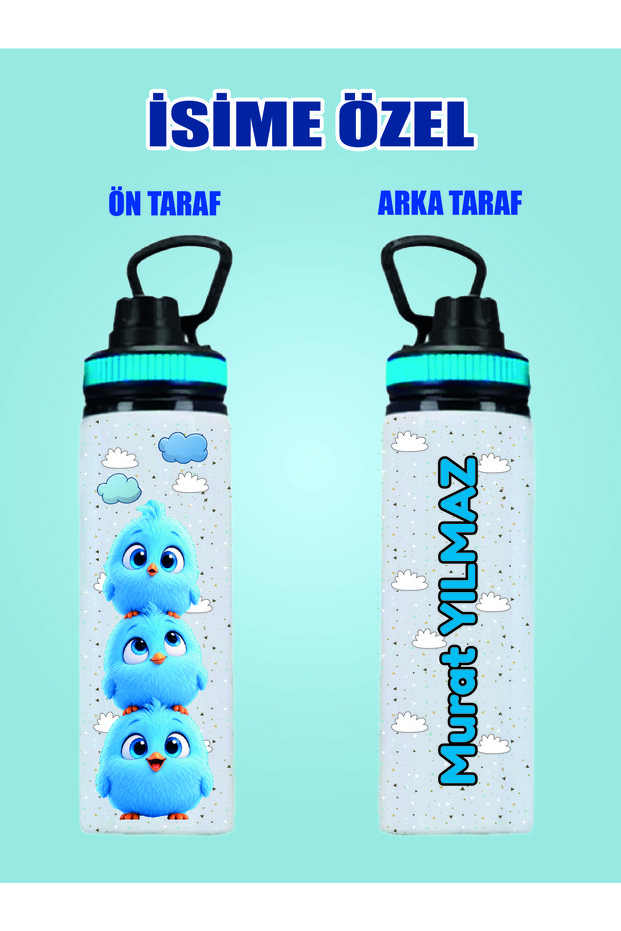 Personalized Metal Water Bottle & Water Flask for Kids, 800 ml -012