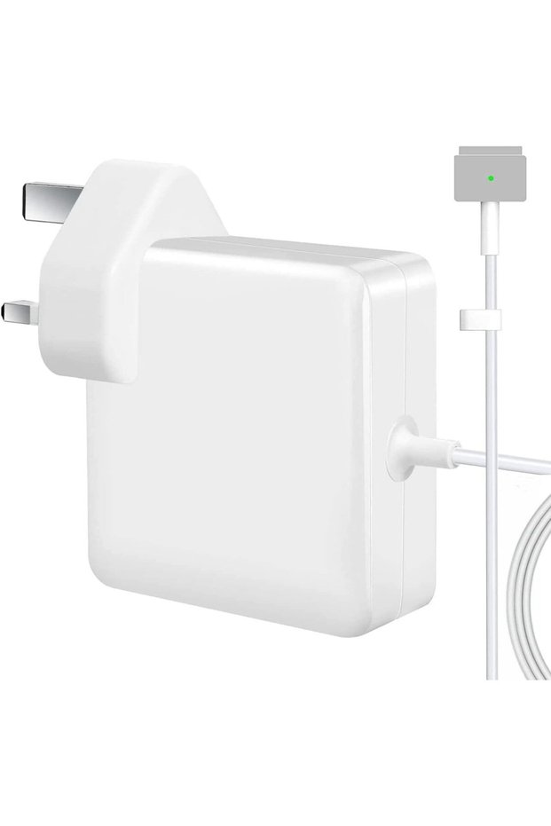 45W MagSafe 2 Charger Compatible with MacBook Air 11 inch 13 inch A1465 A1466 (2012-2017), T-Tip Power Adapter with LED Indicator, White