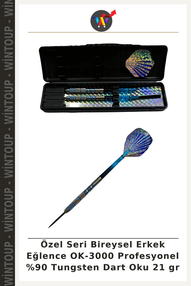Special Series Men's Recreational OK-3000 Professional 90% Tungsten Dart, 21 g