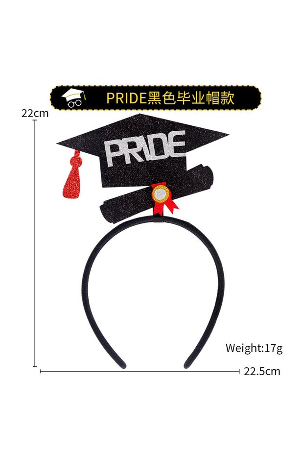 Graduation Headband Bachelor Cap Star