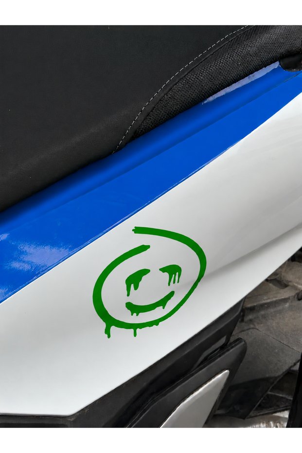 The Mentalist Red John Smiley Sticker—1 Piece—For Helmets, Motorcycles, Cars, and Laptops