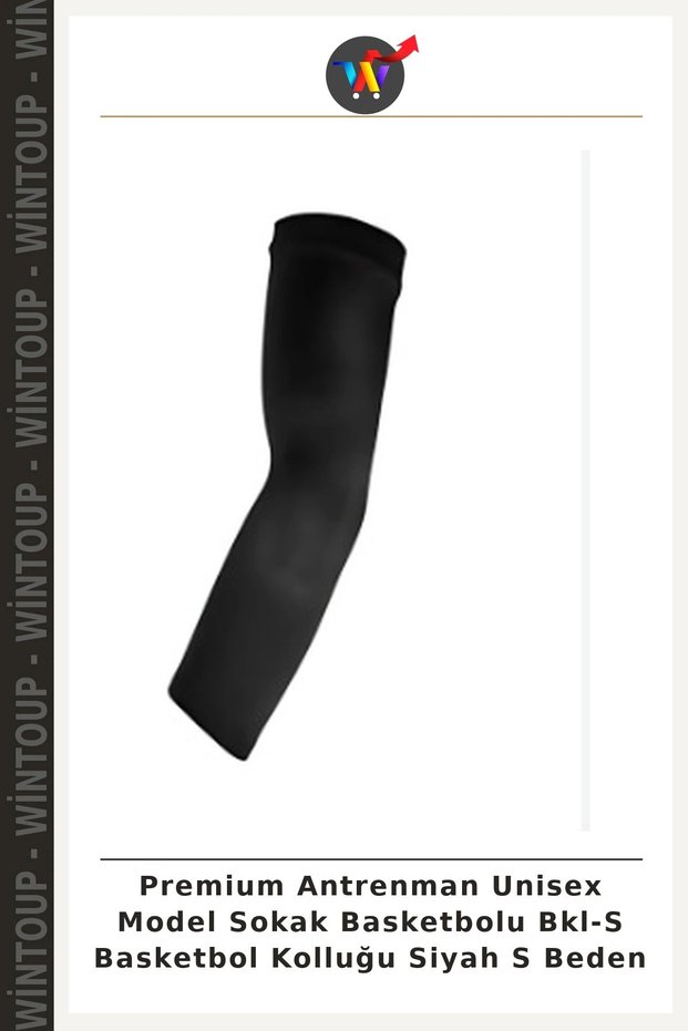 Premium Training Unisex Street Basketball Bkl-S Basketball Arm Sleeves, Black, Size S