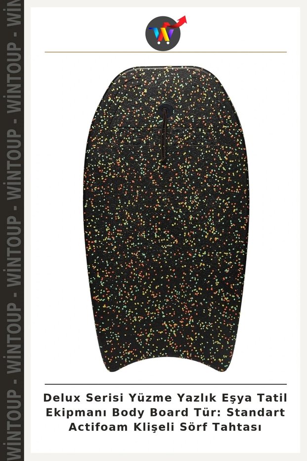 Deluxe Series Swimming and Summer Gear Vacation Equipment Bodyboard Type: Standard Actifoam Molded Surfboard