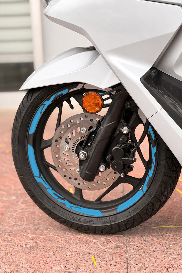 PCX-Design 12-Piece Wheel Rim Sticker Set for the Honda PCX (Enough for Front and Rear)