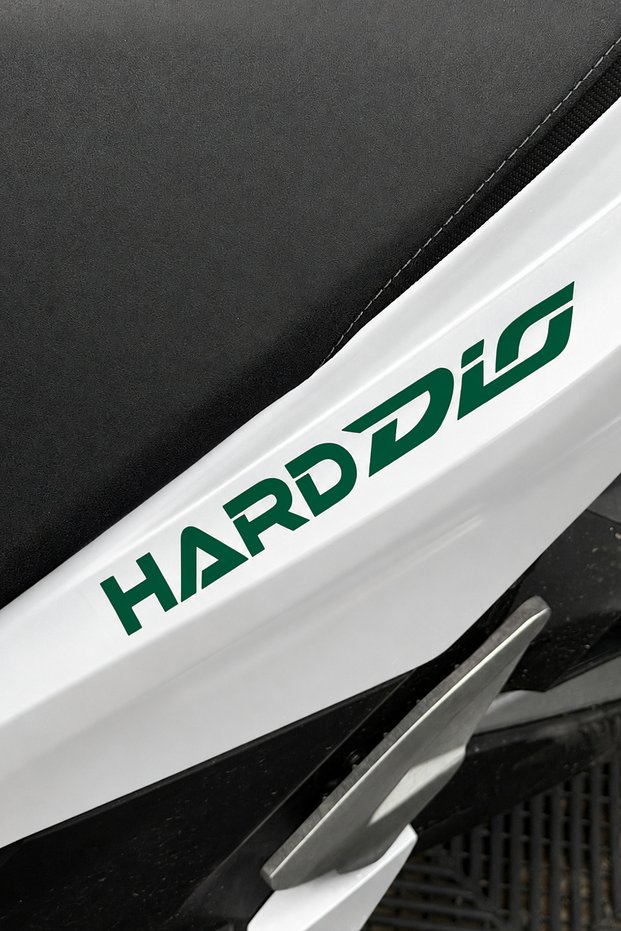 "Hard Dio" Printed Sticker for the Honda DIO (2 Pieces) (15 cm)