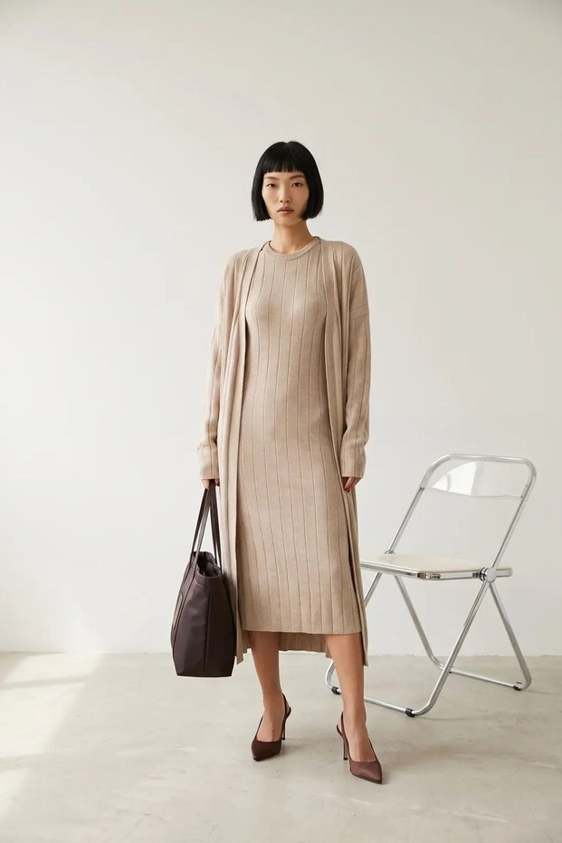 MY FASHION Knit Two-Piece Set