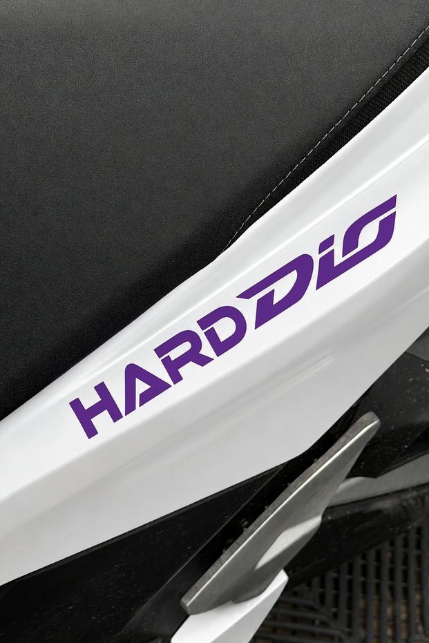 "Hard Dio" Printed Sticker for the Honda DIO (2 Pieces) (15 cm)