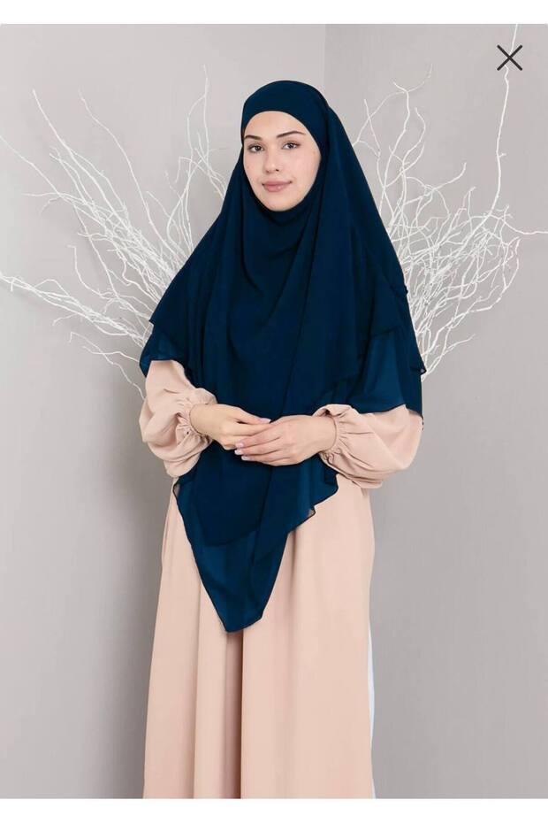 Three-Layer Chiffon Hijab