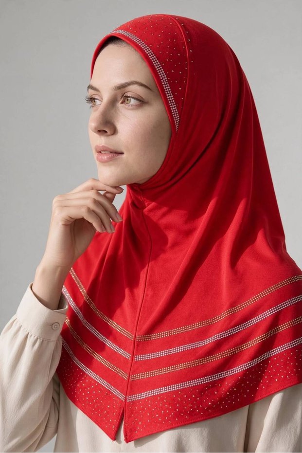 حجاب لينا تاشلي من قطعة واحدة