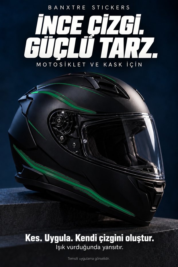Reflective Detail Strips for Helmets (5 Meters) Sticker