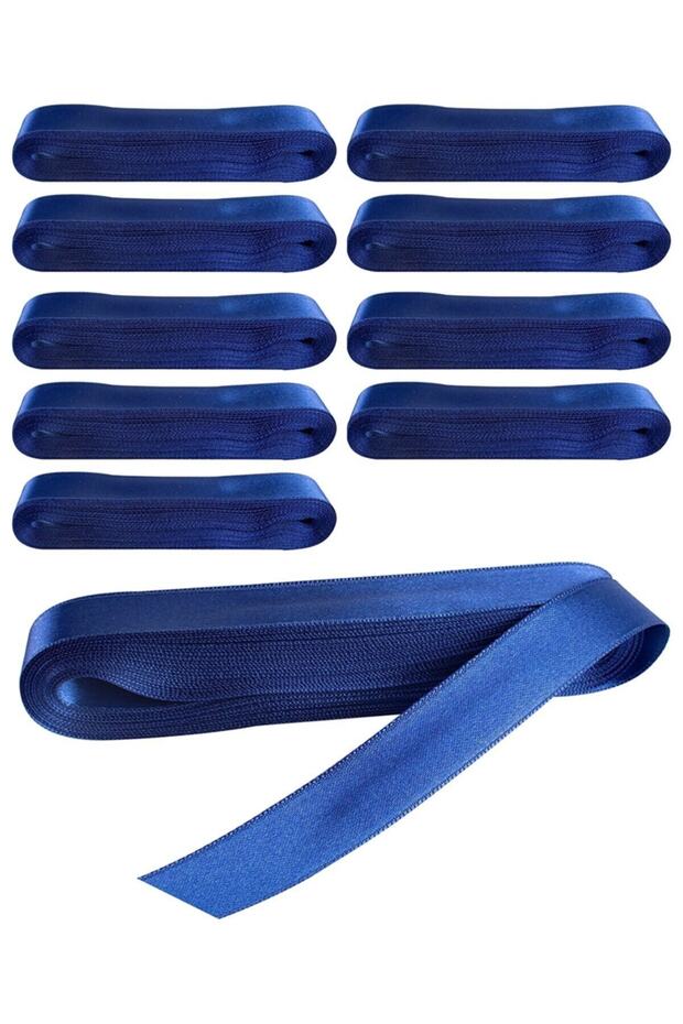Satin Ribbon 10 Pcs2 cm Cobalt Blue 10 meters