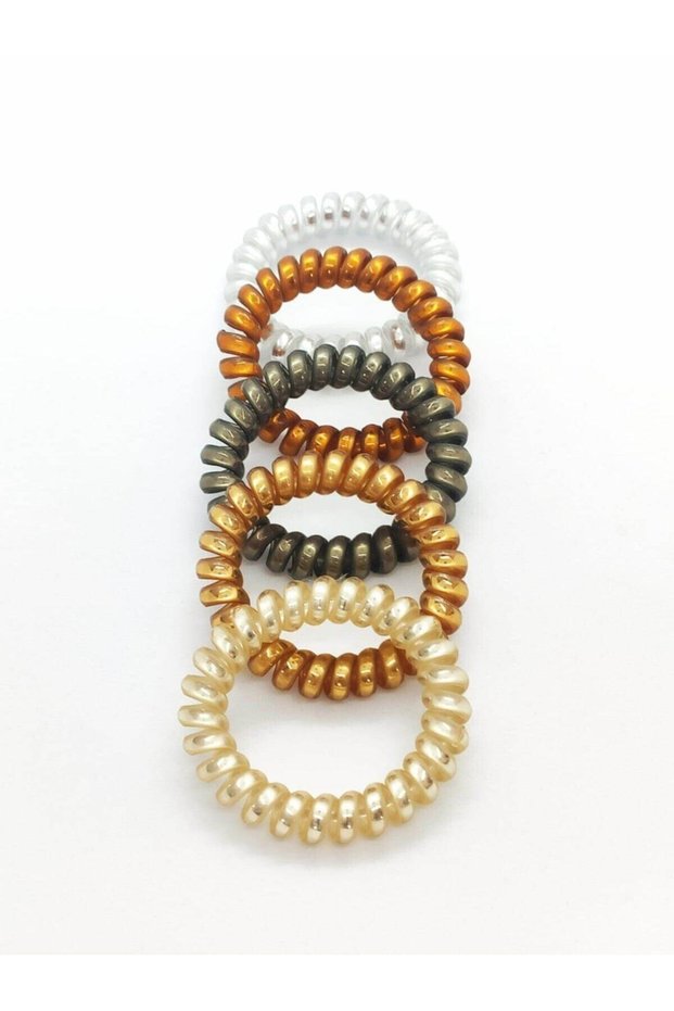 Pasta Colored Rubber Buckle 5 Pieces