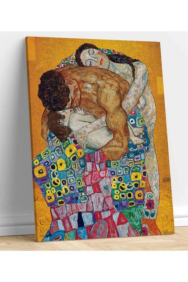 Gustav Klimt Aile Kanvas Tablo - 2