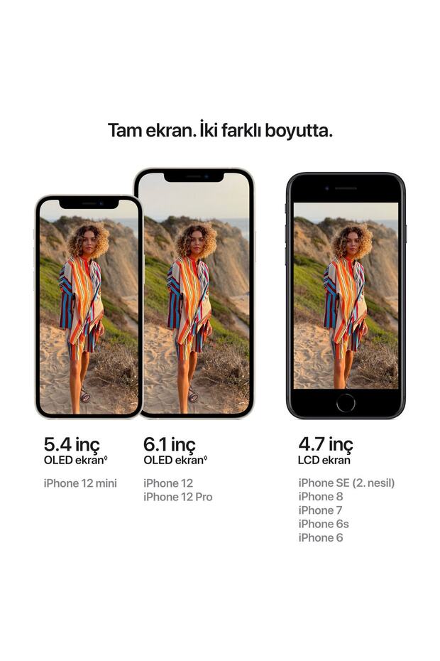 iPhone 12 128 GB Beyaz Cep Telefonu Aksesuarsız Kutu (Apple Türkiye Garantili) - 6
