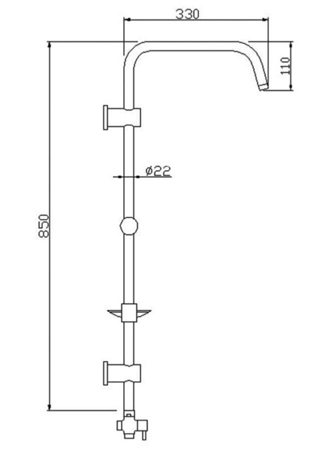 Plus-tetra Tepe Duş Seti 53236 - 3