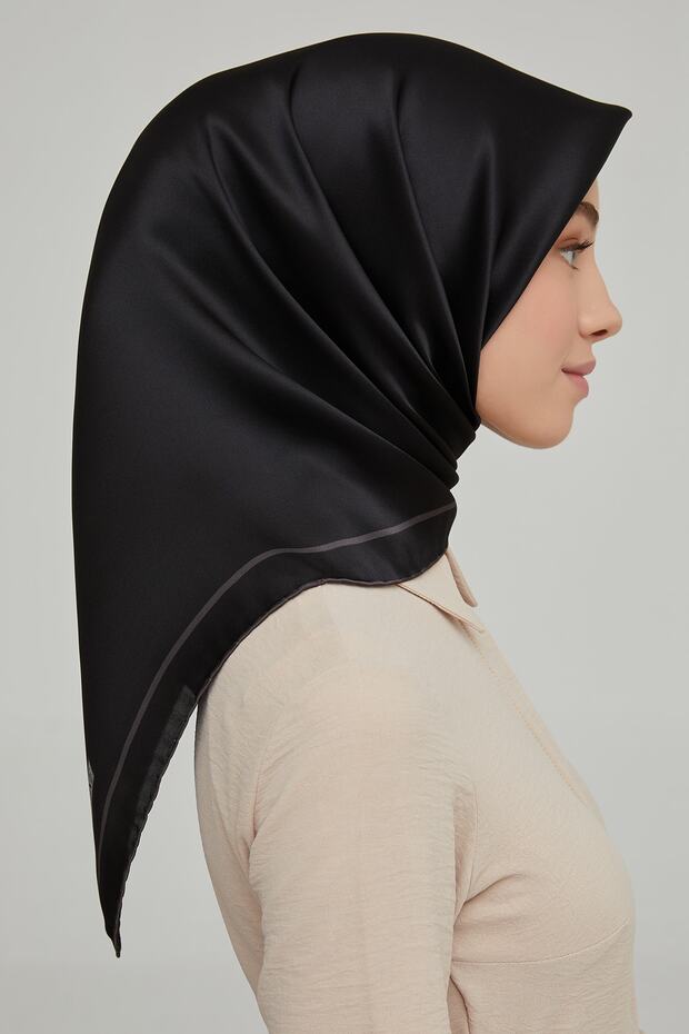 Özel Nostalji Serisi Twill Ipek Eşarp 8668d 1 - 3