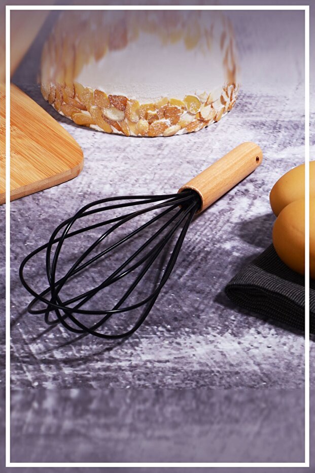 Bambu Silikon Çırpıcı Siyah - 1