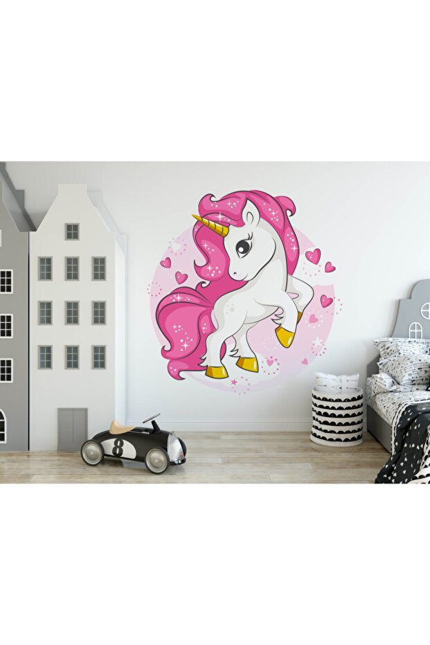 Sevimli Ponny Duvar Sticker