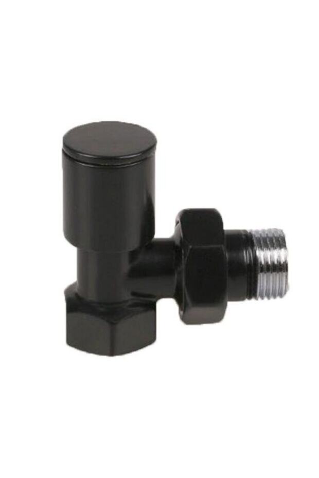 Radyatör Havlupan Vanası Siyah Mat 1/2' - 1