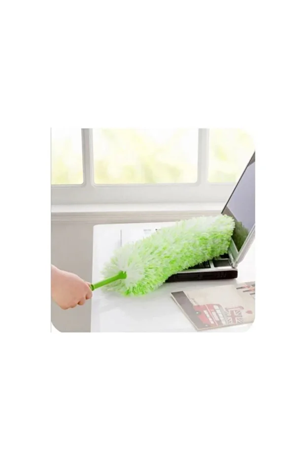 Practical Microfiber Anti-Static Bendable Dusting Tassel Dusting Brush Dusting Apparatus - 2