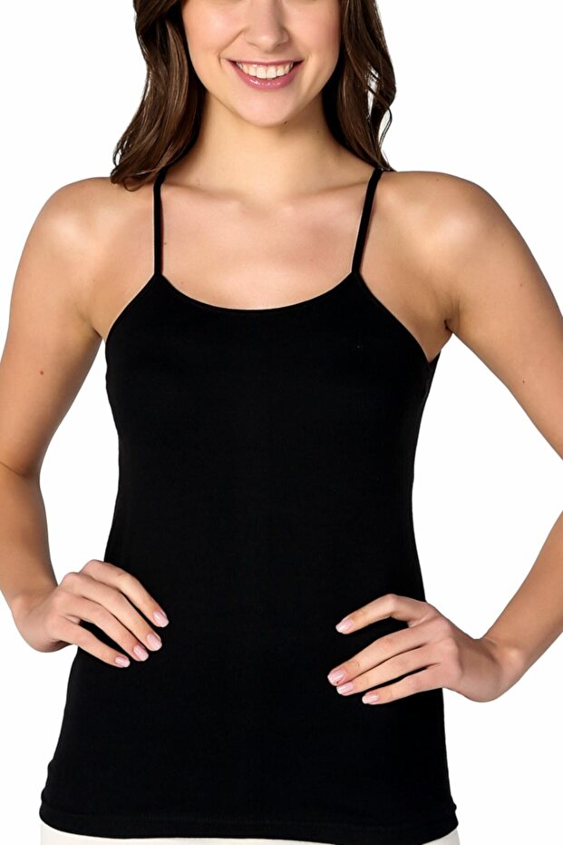 Elastan Ip Askı Atlet - 1