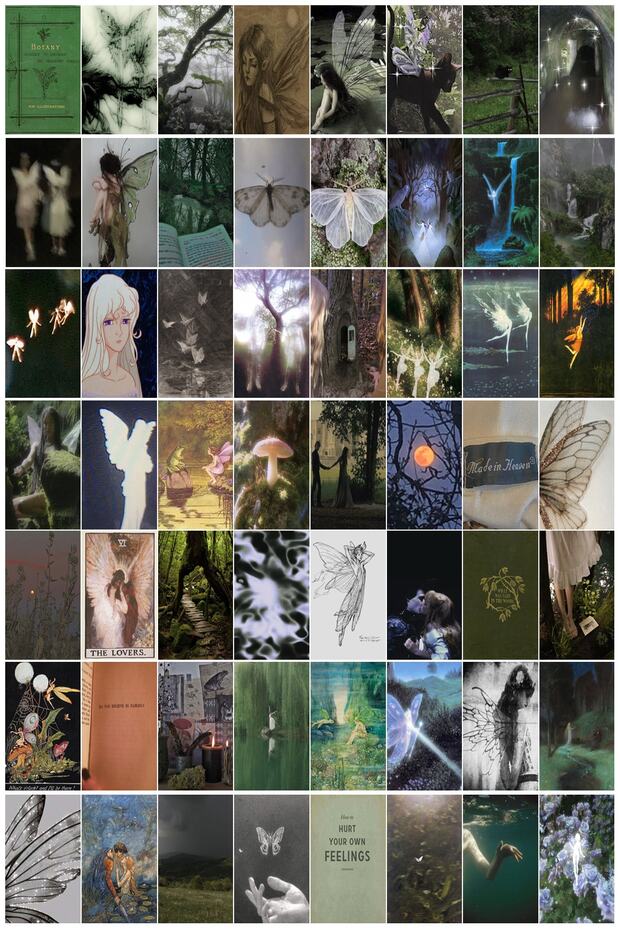 Dark Pixie 60'lı Poster Duvar Posteri Seti - 1